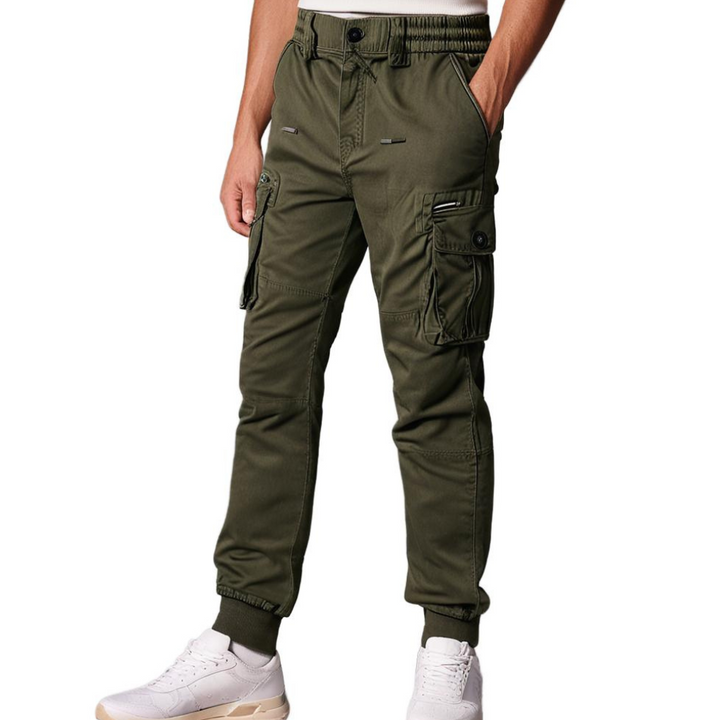 Cool Cargo Joggers for Men - Dexter-Taupe-29-Nora Luxe