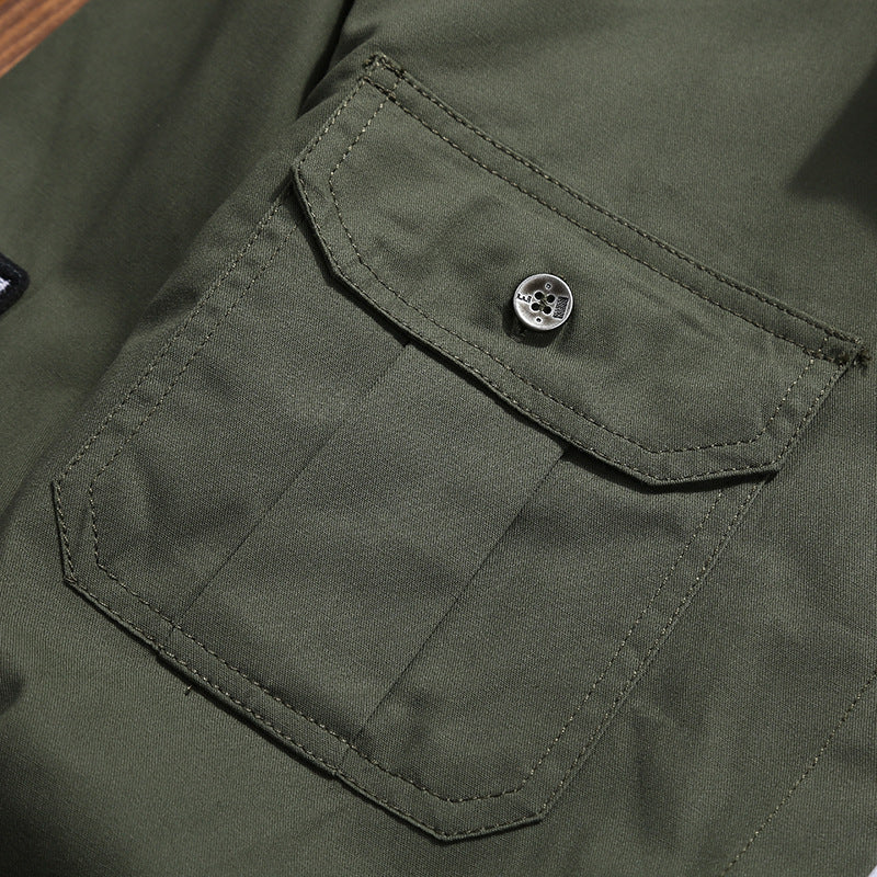 Cool Cargo Shirt for Men - Milan-Blue-3XS-Nora Luxe