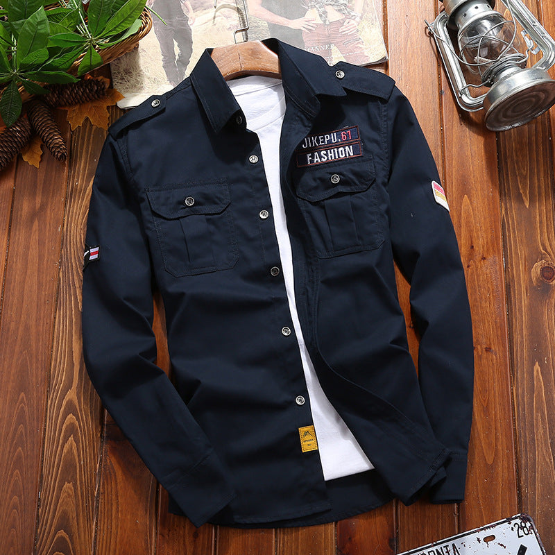 Cool Cargo Shirt for Men - Milan-Blue-3XS-Nora Luxe