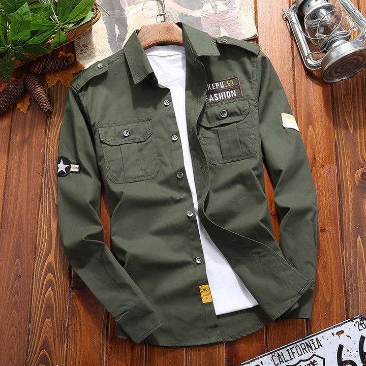 Cool Cargo Shirt for Men - Milan-Green-3XS-Nora Luxe