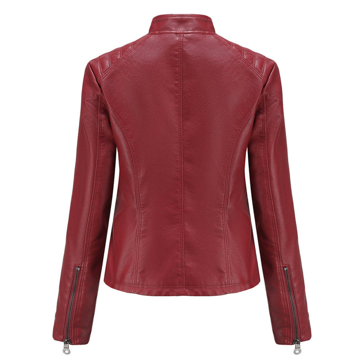Cool Leather Ladies Jacket - Nova-Brown-XS-Nora Luxe