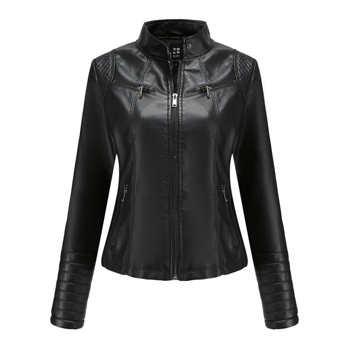 Cool Leather Women's Jacket – Elin-Black-XS-The Livary