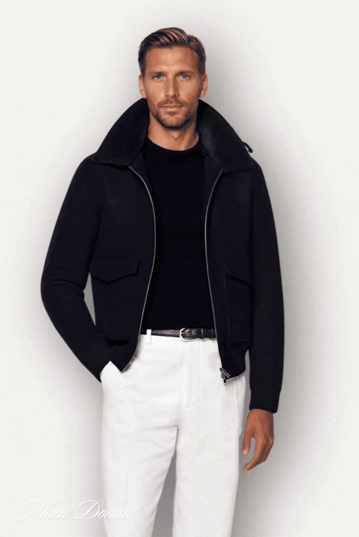 Cool Men's Bomber Jacket - Noah-S-Nora Luxe