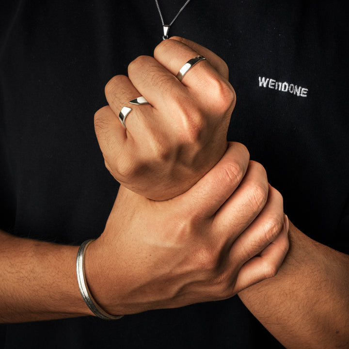 Cool Men's Ring - Arvid-Silver-Nora Luxe