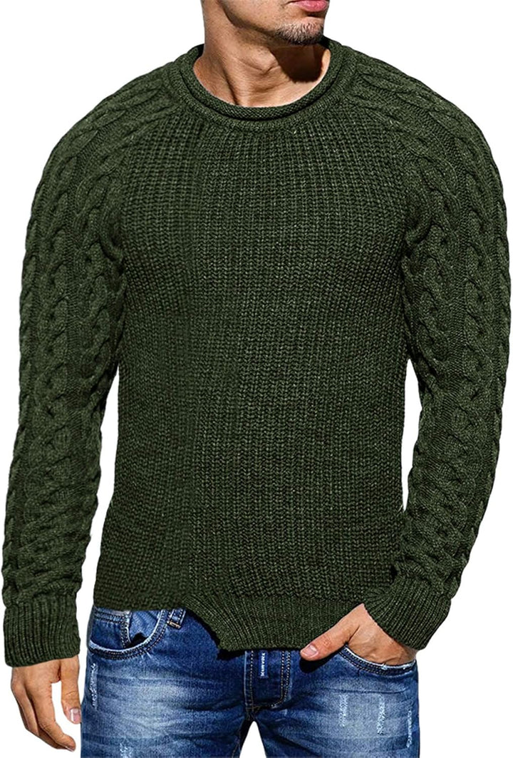 Cool Men's Sweater - Damian-Green-M-Nora Luxe