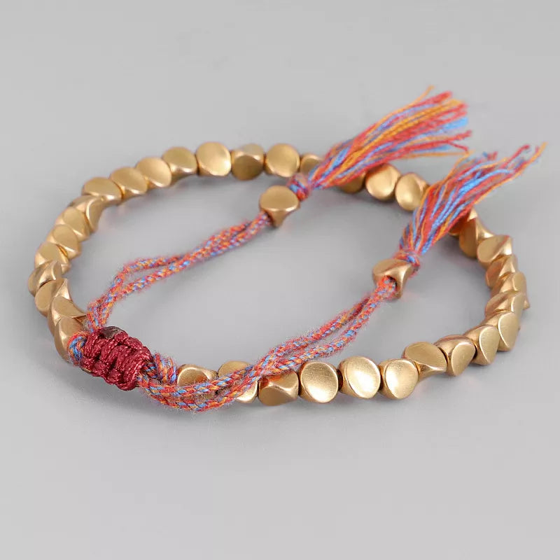 Copper Bead Lucky Bracelet | Women's Elegant Jewellery-Nora Luxe