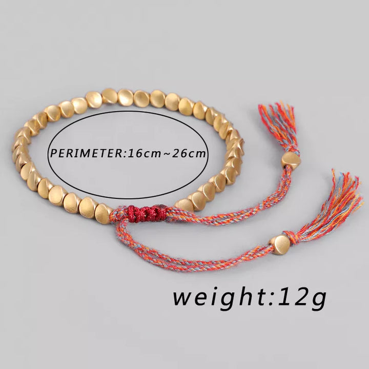 Copper Bead Lucky Bracelet | Women's Elegant Jewellery-Nora Luxe