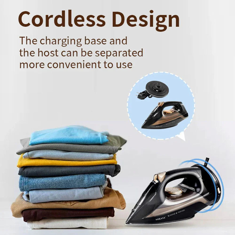 Cordless Steam Iron - SteamPro-Nora Luxe