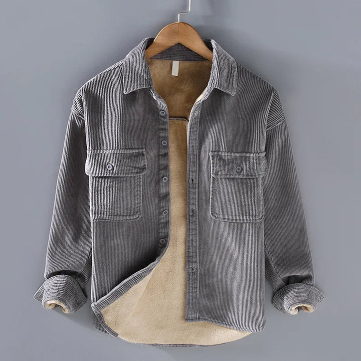 Corduroy Winter Shirt for Men - Dorian-Gray-M-Nora Luxe