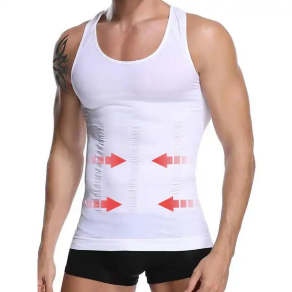 Corrective Shirt with Shaping Effect – Noah-Black-M-Nora Luxe