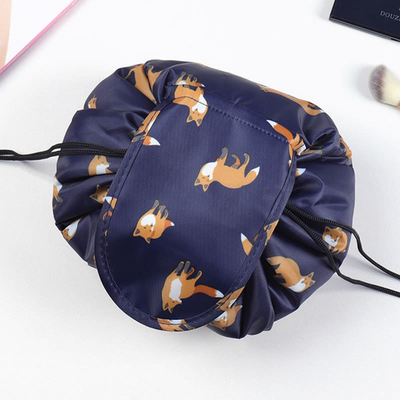 Portable Drawstring Cosmetic and Toiletry Bag – 1+1 FREE Travel Organiser