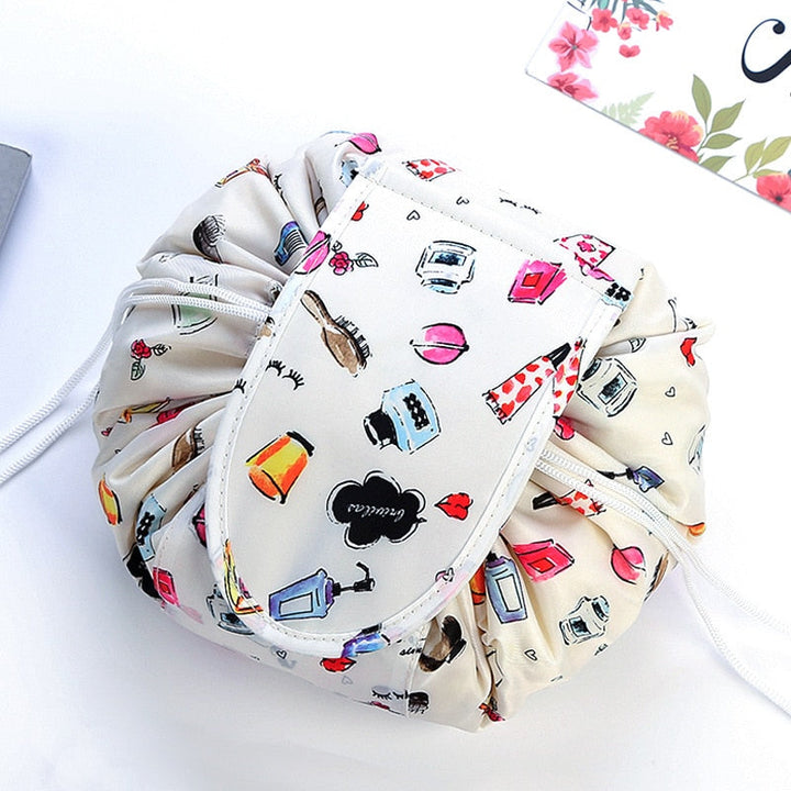 Portable Drawstring Cosmetic and Toiletry Bag – 1+1 FREE Travel Organiser