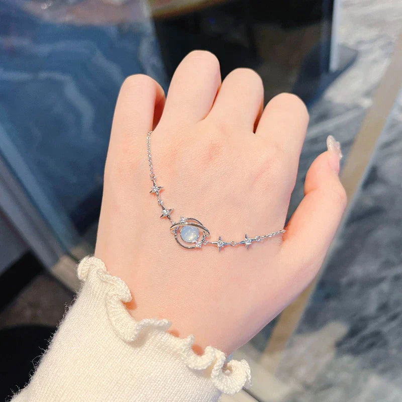 Cosmo Dainty Charm Bracelet | Women's Jewellery-Nora Luxe