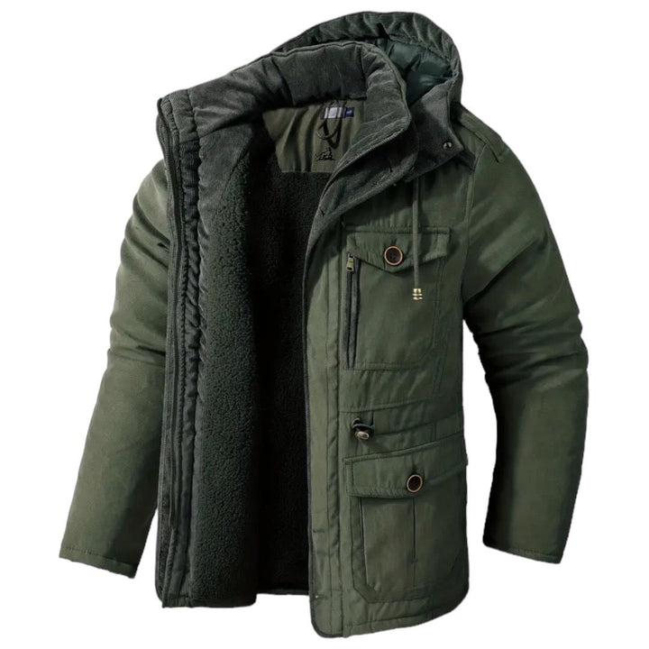 Cotton Jacket for Active Men - Apex Shift-Black-S-Nora Luxe