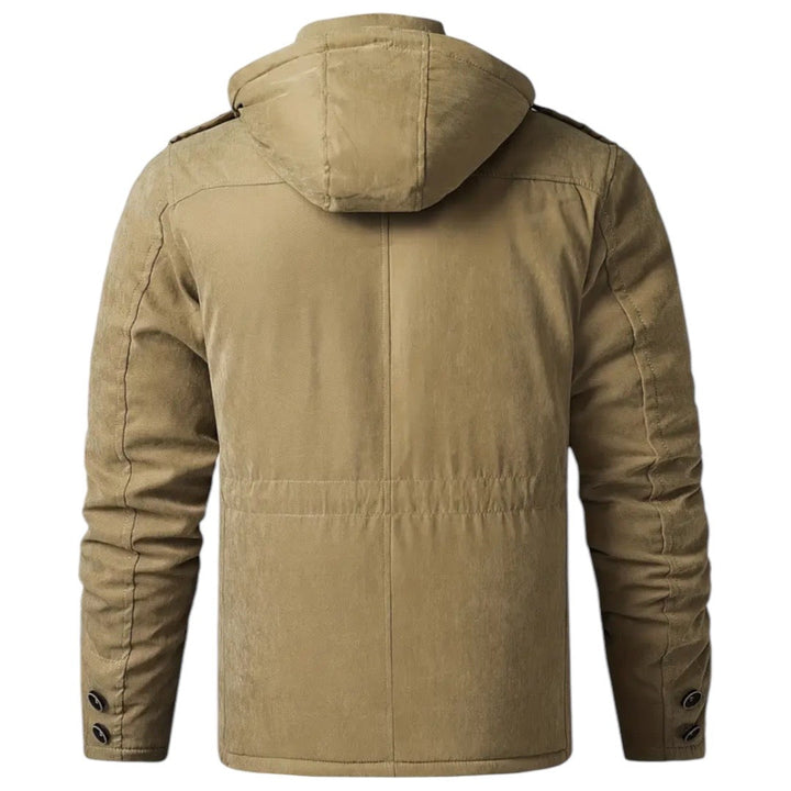 Cotton Jacket for Active Men - Apex Shift-Black-S-Nora Luxe