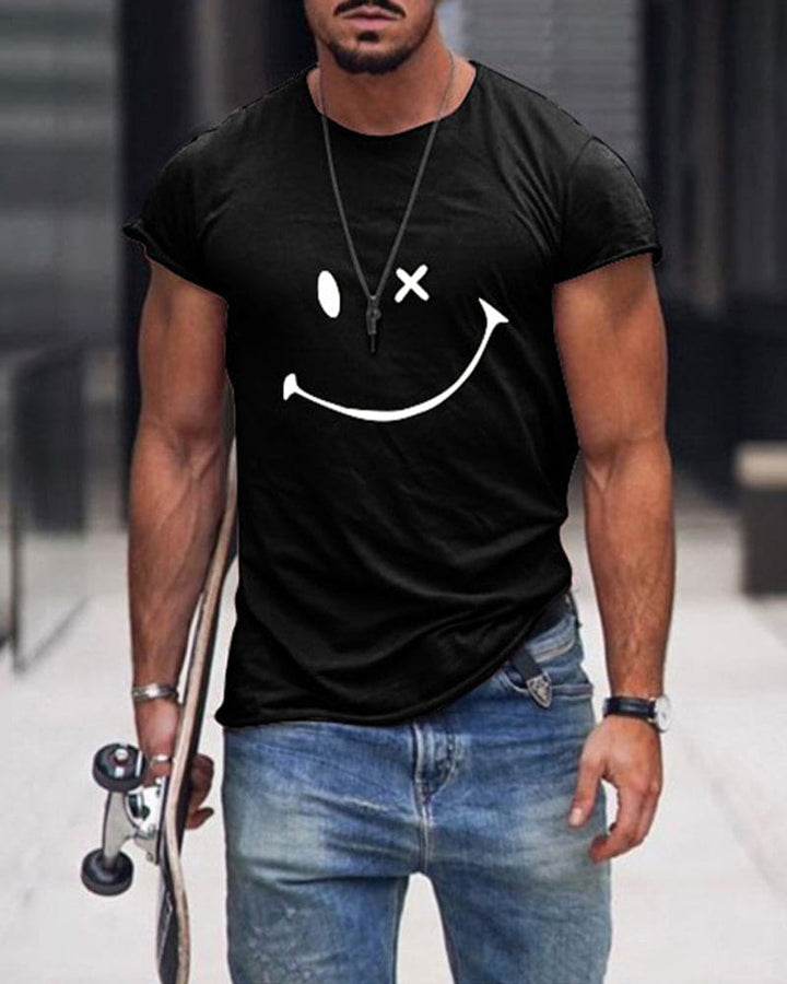 Cotton Men's T-Shirt - Arlo-Black-S-Nora Luxe