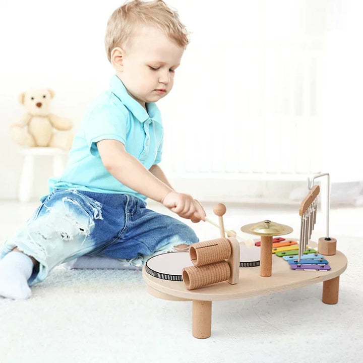 Creative Wooden Toy Music Station - MelodyMaker-Nora Luxe
