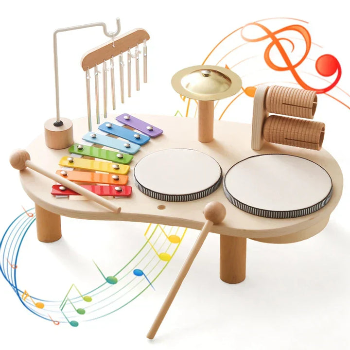 Creative Wooden Toy Music Station - MelodyMaker-Nora Luxe