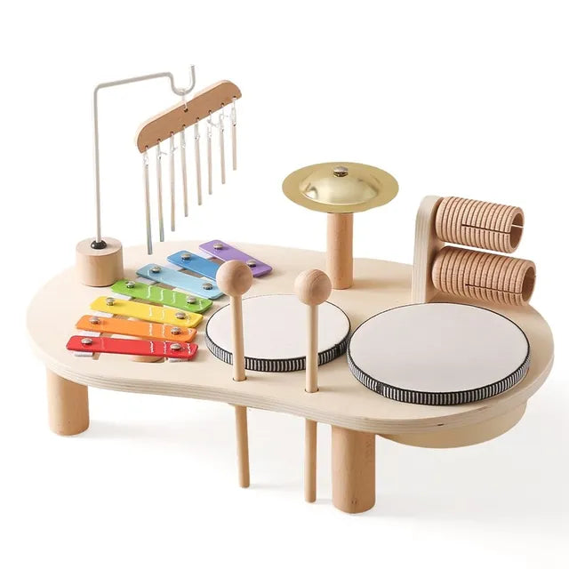 Creative Wooden Toy Music Station - MelodyMaker-Nora Luxe
