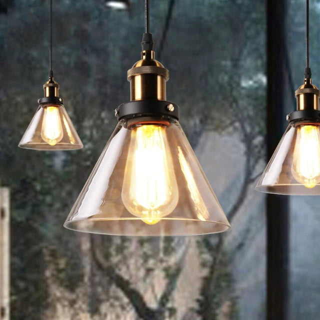 Crystal Luxury Pendant Lamp - Vincent-Amber 1-Nora Luxe