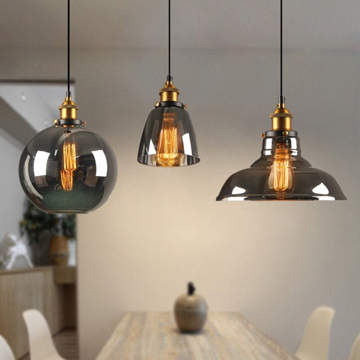 Crystal Luxury Pendant Lamp - Vincent-Amber 1-Nora Luxe