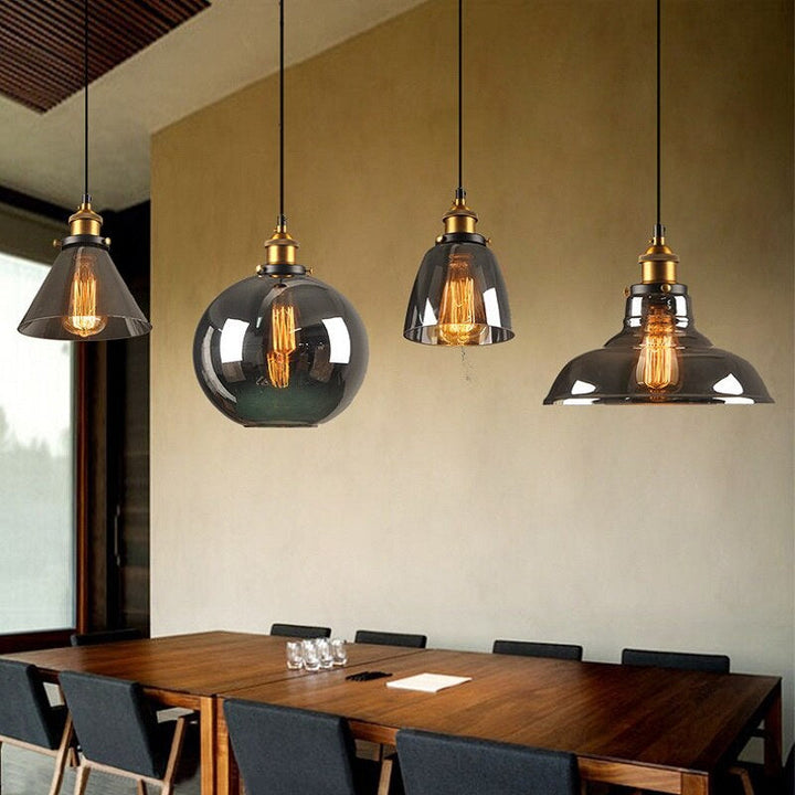 Crystal Luxury Pendant Lamp - Vincent-Amber 1-Nora Luxe