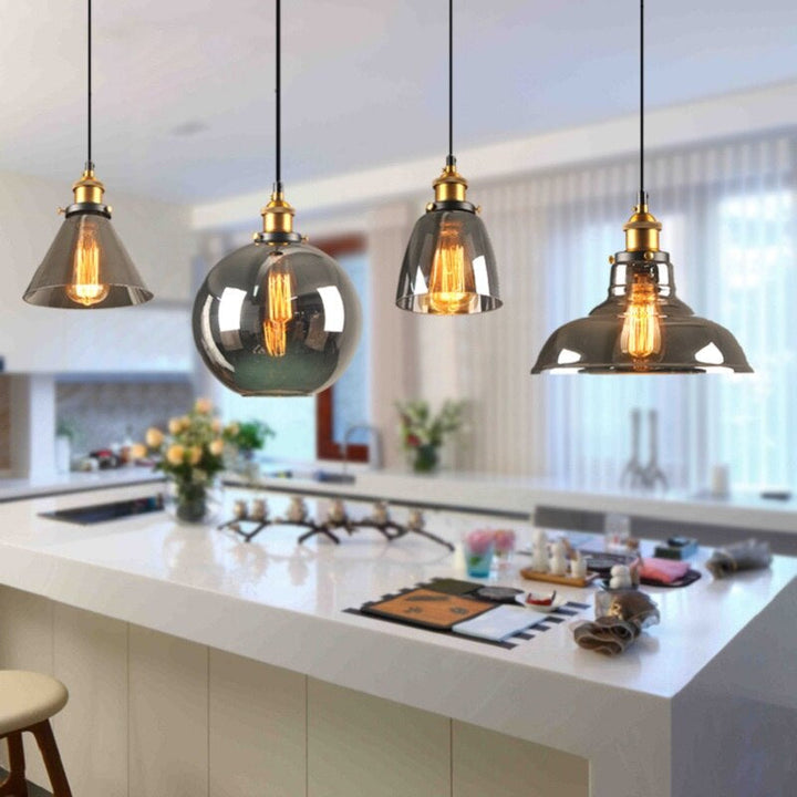Crystal Luxury Pendant Lamp - Vincent-Amber 1-Nora Luxe