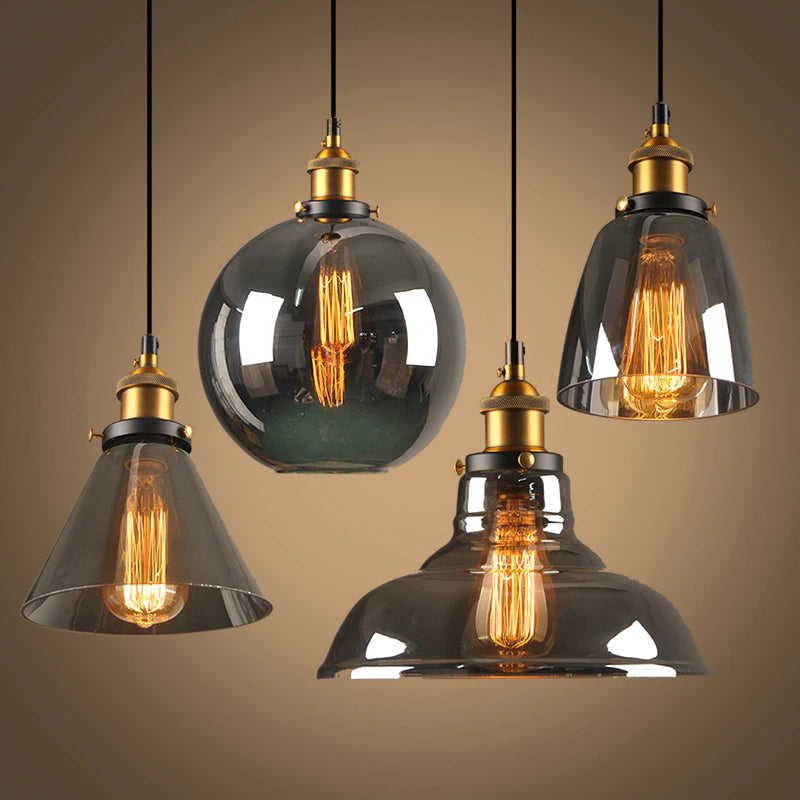 Crystal Luxury Pendant Lamp - Vincent-Amber 1-Nora Luxe