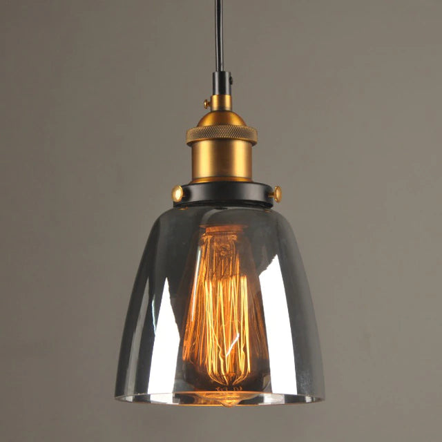 Crystal Luxury Pendant Lamp - Vincent-Smoke Gray 1-Nora Luxe