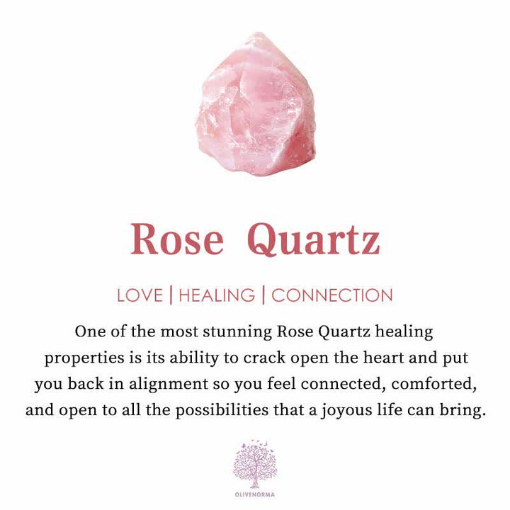 Crystal Perfume Bottle Necklace - Iris-Rose quartz-Nora Luxe