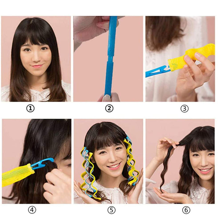 Curl Set Without Heat for Beach Waves – Wavea-20 cm (To Shoulder Length)-The Livary