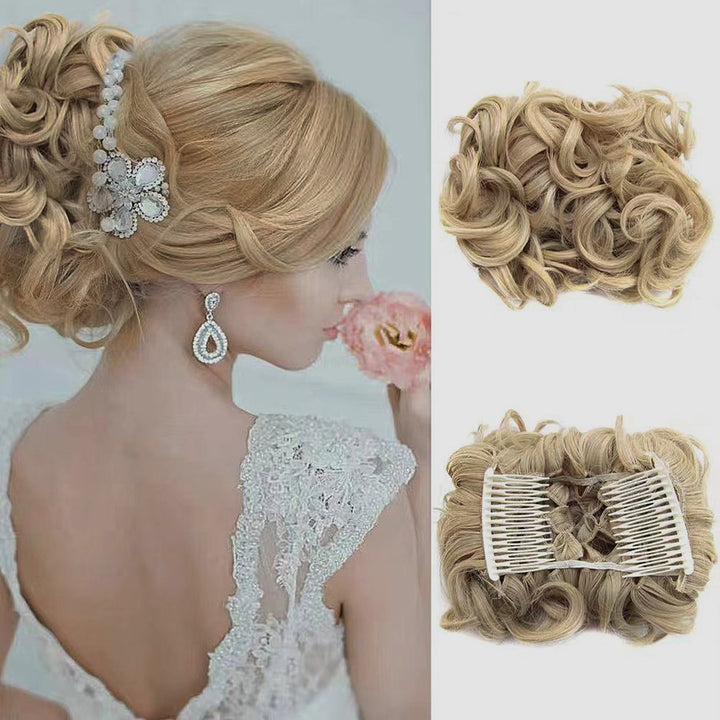 Curly Knot Hair Extension – FluffyFix-01#-Nora Luxe
