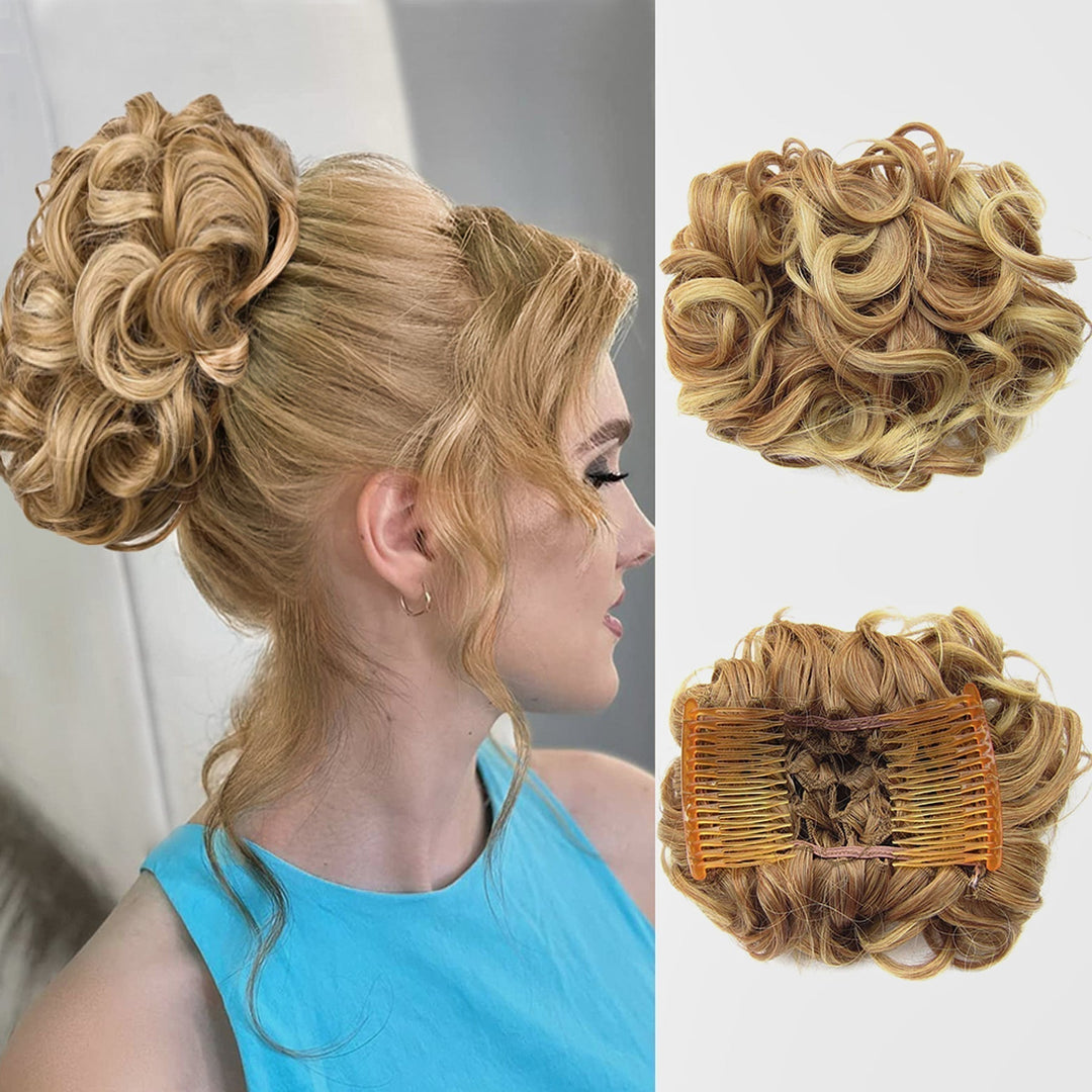 Curly Knot Hair Extension – FluffyFix-01#-Nora Luxe