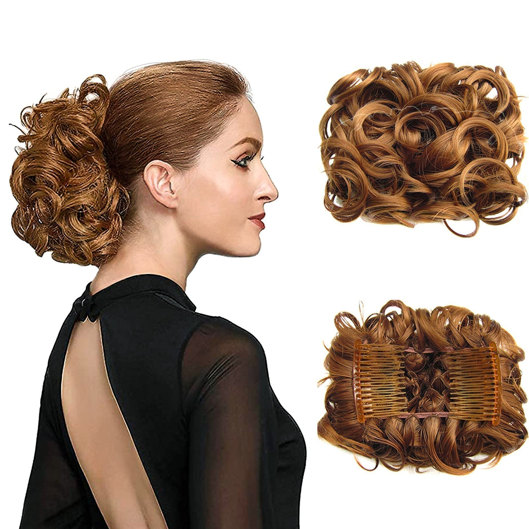 Curly Knot Hair Extension – FluffyFix-17#-Nora Luxe