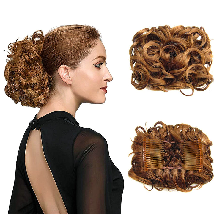 Curly Knot Hair Extension – FluffyFix-17#-Nora Luxe