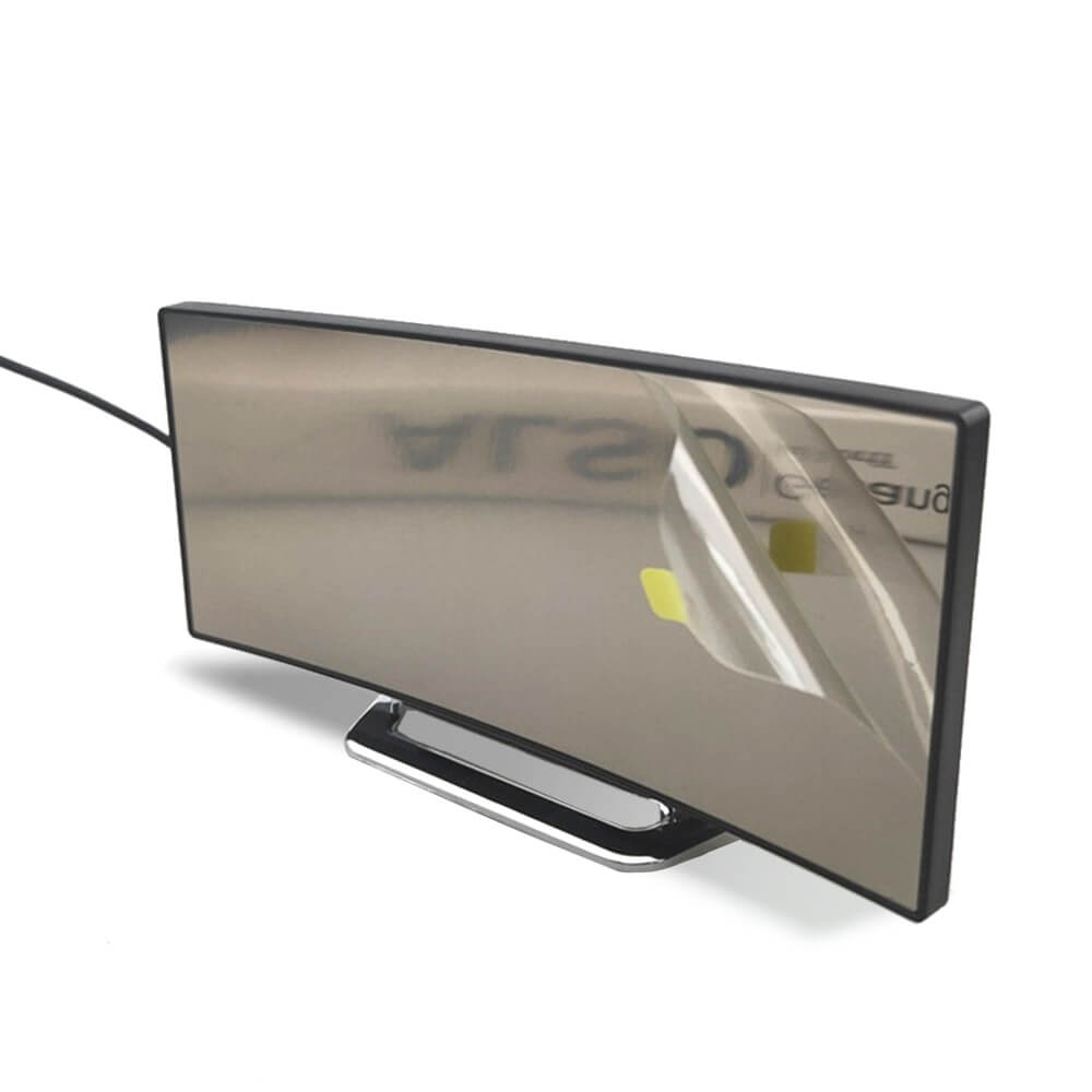 Curved LED Digital Alarm Clock with Modern Design - LumiCurve-Red-Nora Luxe