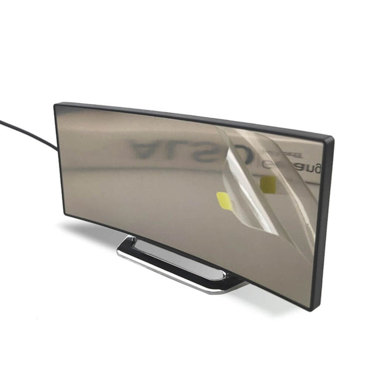 Curved LED Digital Alarm Clock with Modern Design - LumiCurve-Red-Nora Luxe