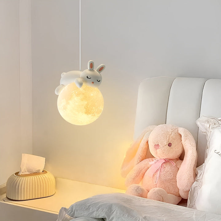 Cute Animals Pendant Light - LunarBuddy-Bear-Nora Luxe