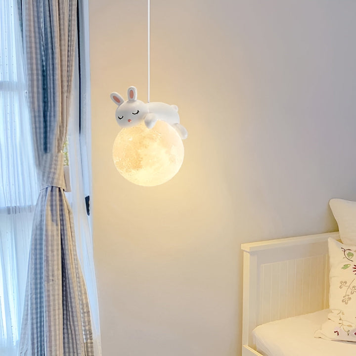 Cute Animals Pendant Light - LunarBuddy-Bear-Nora Luxe