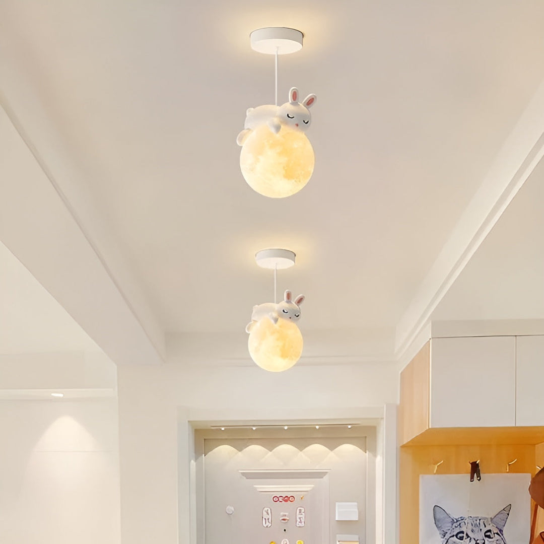 Cute Animals Pendant Light - LunarBuddy-Bear-Nora Luxe