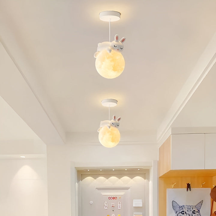 Cute Animals Pendant Light - LunarBuddy-Bear-Nora Luxe