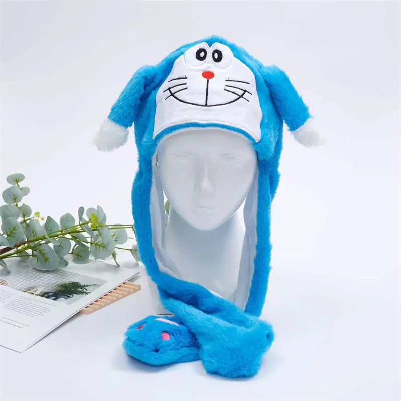 Cute Hat with Moving Ears - BunnyBounce Hat-Doraemon-Nora Luxe