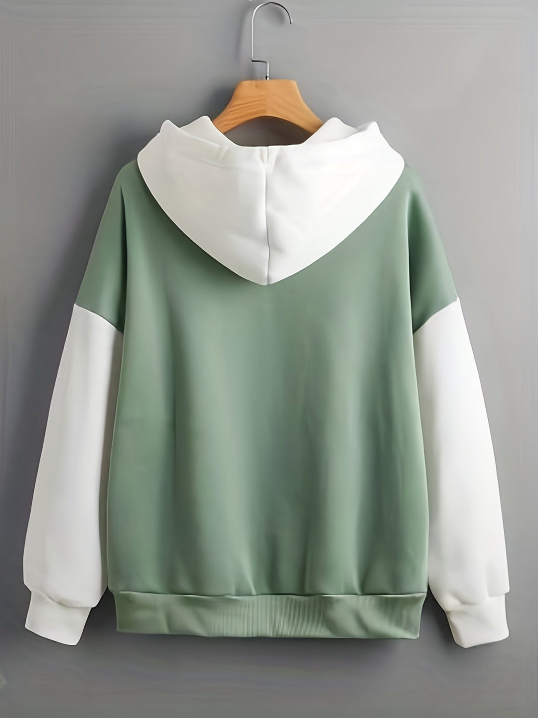 Cute Ladies Hoodie with Kangaroo Pocket - Amira-Green-XS-Nora Luxe