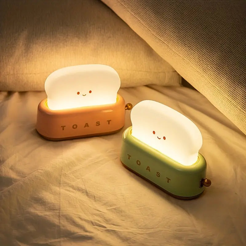 Cute Night Light - GlowToasty-Green-Nora Luxe