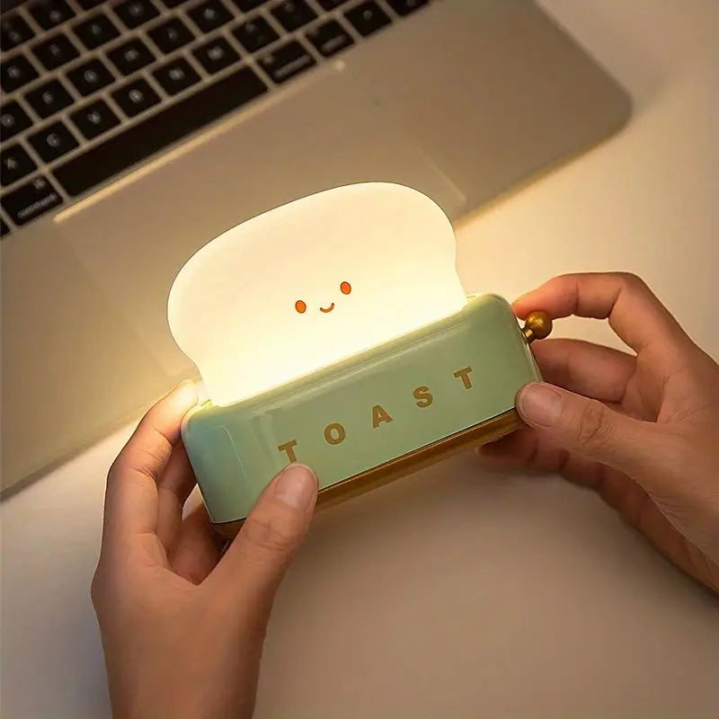 Cute Night Light - GlowToasty-Green-Nora Luxe