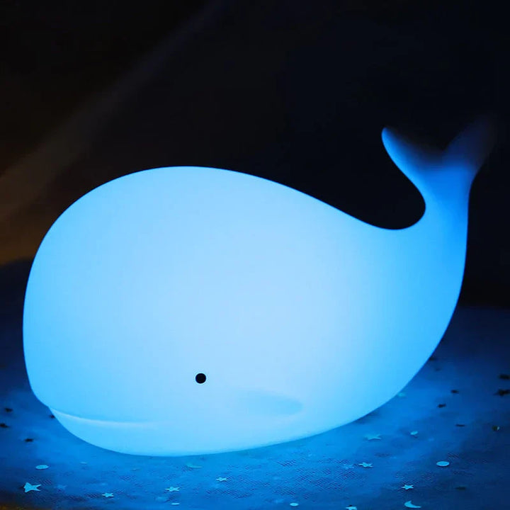 Cute Whale Night Light with Color Changing - GlowWhale-Nora Luxe