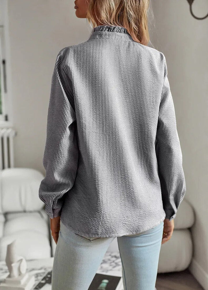 Daring and Stylish Blouse - RebelBlouse-Blue-S-Nora Luxe