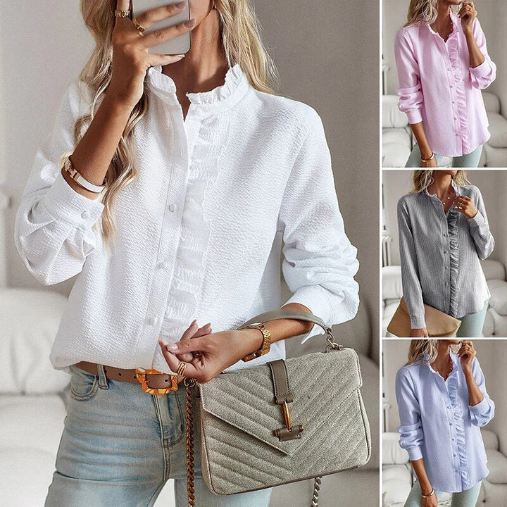 Daring and Stylish Blouse - RebelBlouse-Blue-S-Nora Luxe