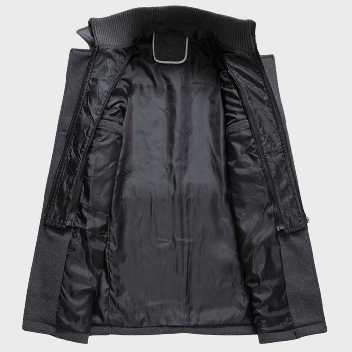 David - Casual Winter Jacket for Men-Gray-M-Nora Luxe