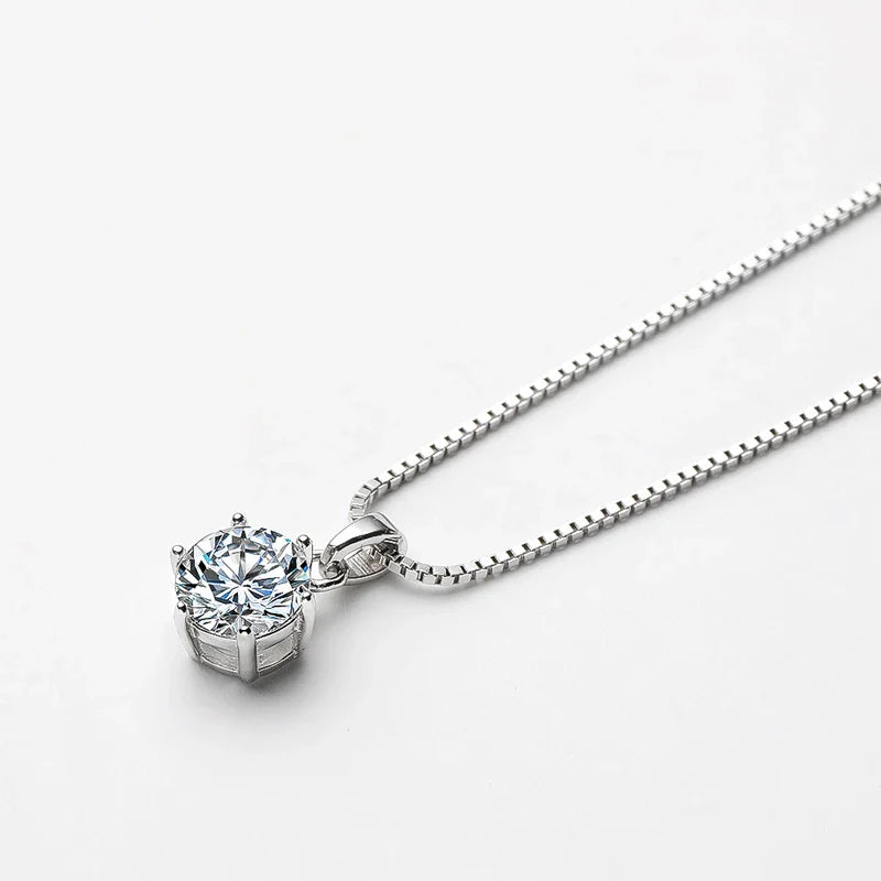 Dazzling Moissanite Necklace-Nora Luxe